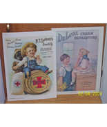 9 advertising reproductions early Americana vintage - $25.00