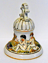 Vintage Porcelain Bell Children Playing 5 1/2&quot; Tall  - $14.95