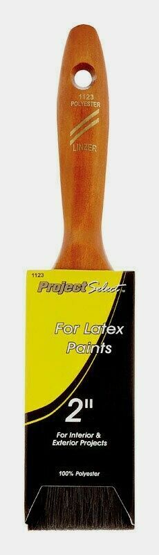 Linzer Project Select 2 FLAT PAINT BRUSH For Latex Paints In/Exterior 1123-2