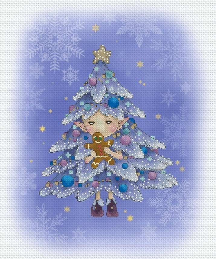 christmas tree sprite cross stitch chart lena lawson christmas tree sprite cross stitch chart lena lawson