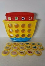 Vintage Fisher Price Animal 2 X 2 Game Learn Shapes & Memory Matching Noah’s Ark - $19.34