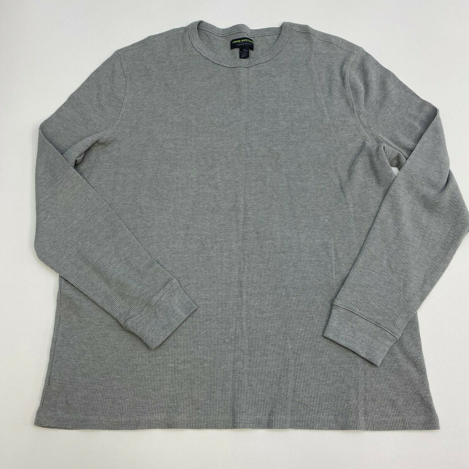 John Bartlett Shirt Mens XXL Gray Long Sleeve Casual - T-Shirts