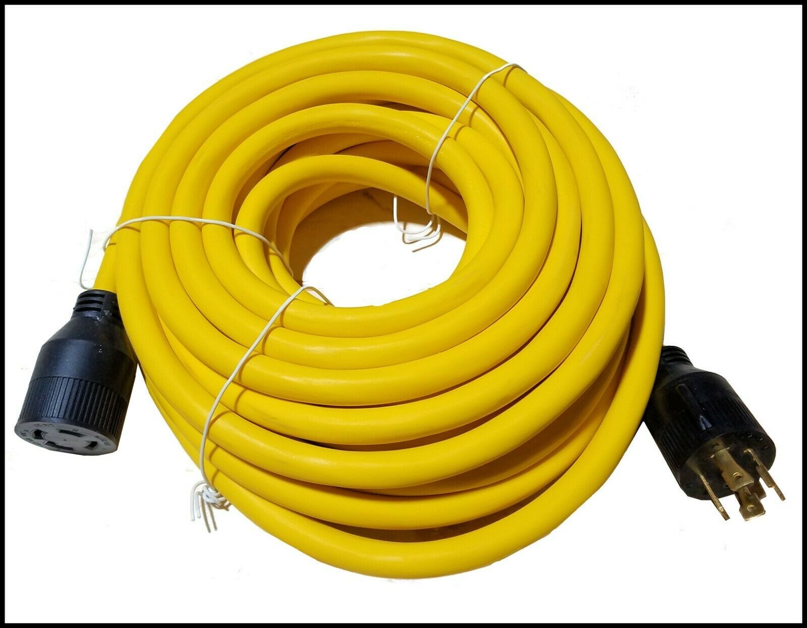 40 FT 30 Amp L1430 4 Prong Wire Generator Extension Power Cord 10AWG