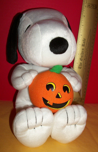 halloween snoopy stuffed animal