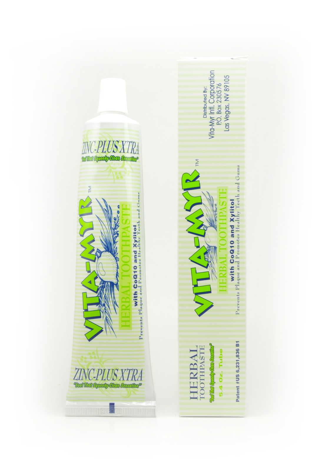 VITAMYR ZincPlus Xtra Herbal Natural Toothpaste w/CoQ10Xylitol 5.4 Oz