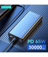 USAMS 30000mAh 65W Fast Charging Power Bank PD QC AFC FCP PPS Powerbank ... - $64.99