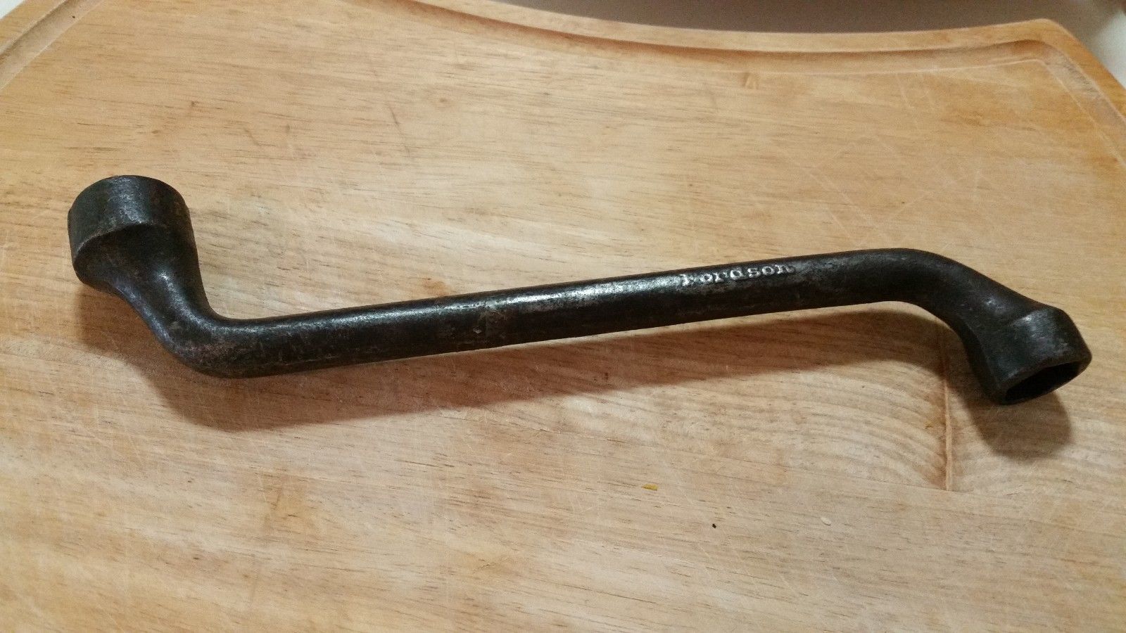 Vintage Fordson Tractor Lug and Spark Plug Wrench # F- 2372 (M) 1 - Ford