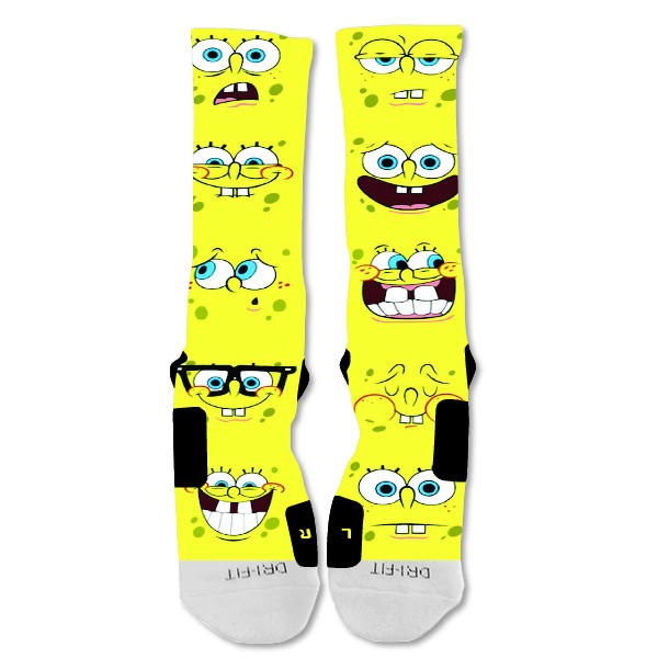nike elite spongebob socks