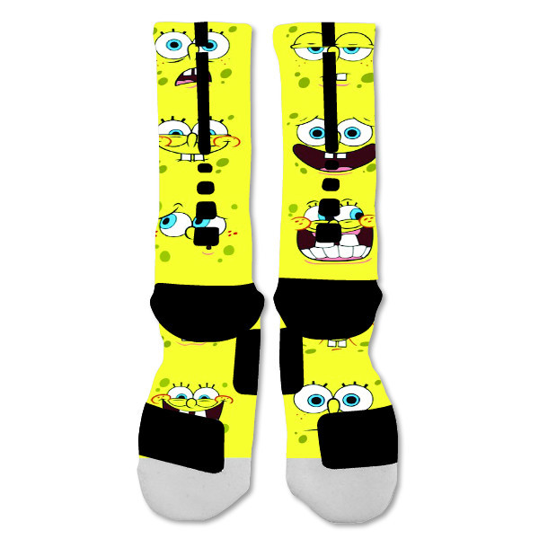 spongebob basketball socks