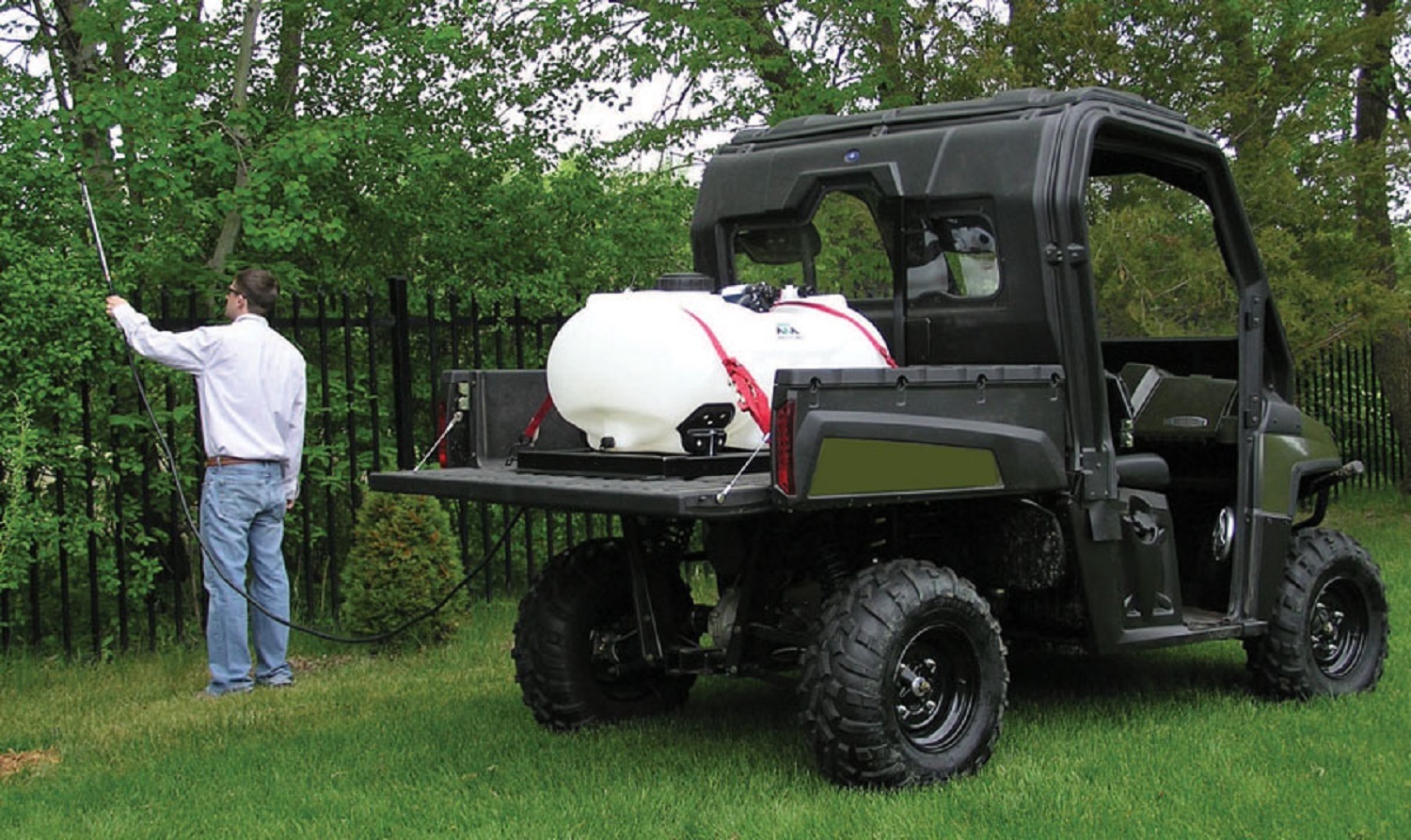 Commercial 60 Gallon Skid Sprayer with 3 GPM Shurflo Pump - $485.90
