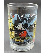 McDonalds Glass 100th Year Of Walt Disney Mickey At The Wheel Collectibl... - $12.59