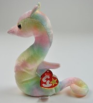 Ty The Beanie Babies Collection Neon 7.5" Tall Seahorse Sea Horse Collectible - $14.50
