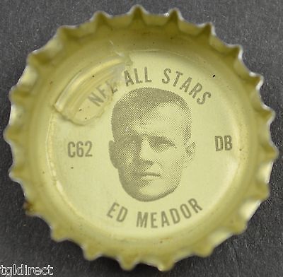 Primary image for Coca Cola NFL All Stars Coke King Size Bottle Cap Los Angeles Rams Ed Meador