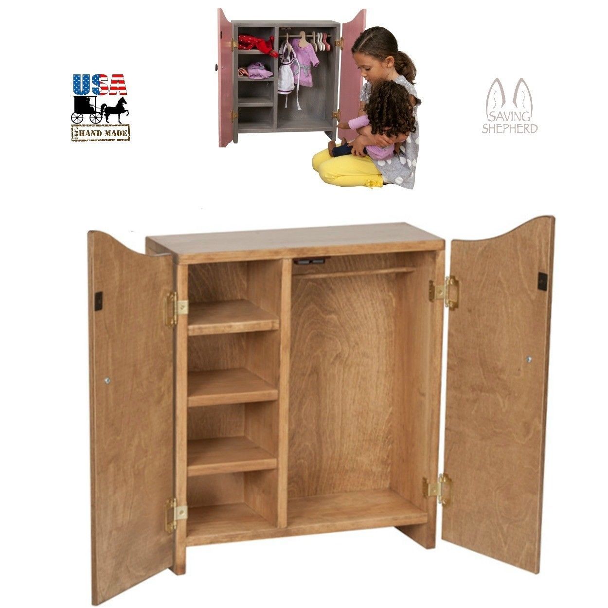 dolls wardrobes for 18 inch doll