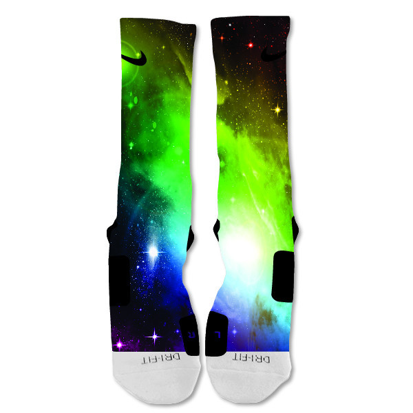 EliteDesignzz Mens UFO Galaxy Sock