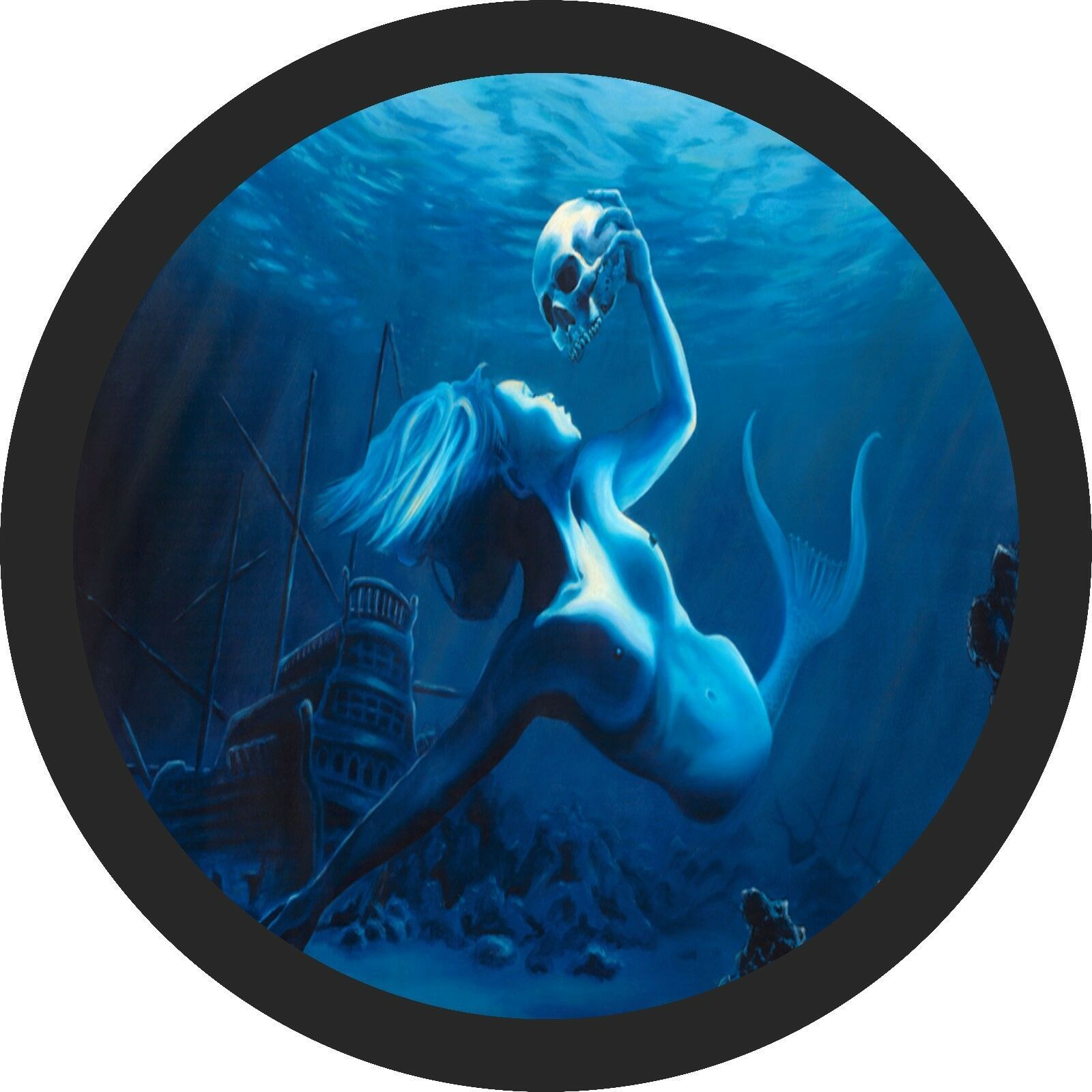 Mermaid 1 Spare Tire Cover ANY Size, ANY Vehicle,Trailer,Camper,RV