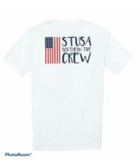 Southern Tide Men’s S/S ST USA CREW TEE Shirt.Classic White.NWT.SZ.XL.MS... - $35.53
