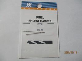 Walthers 947-74 Walthers # 73/.0225 Diameter Drill Bit 2 pack image 1