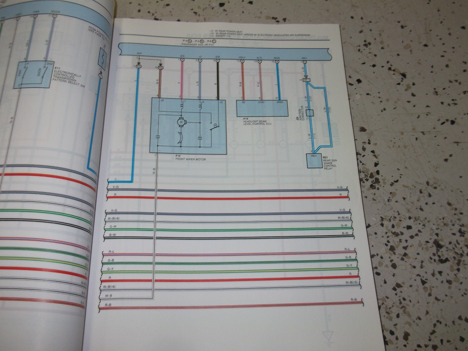 2002 LEXUS LS430 LS 430 Electrical Wiring Diagram EWD Service Shop