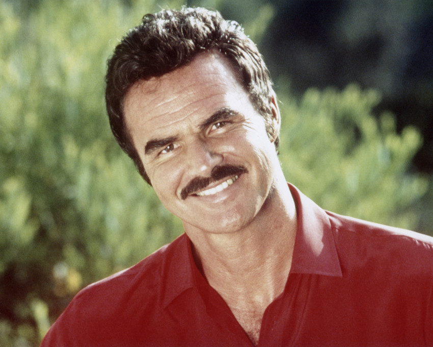 Burt Reynolds handsome smiling portrait with moustache 8x10 Photo