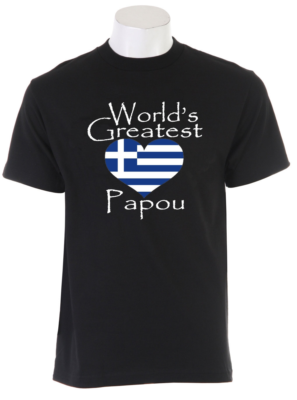 World's Greatest Papou T-Shirt - Greek Grandfather Shirt