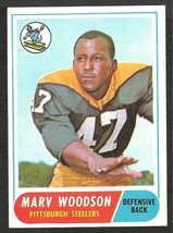 Pittsburgh Steelers Marv Woodson 1968 Topps Football Card # 137 vg - $0.85
