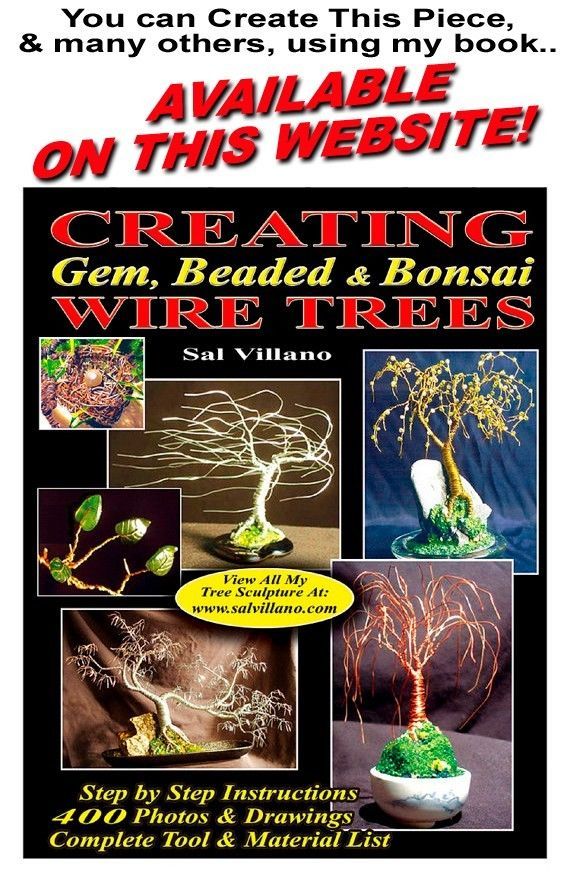 Gentle Willow Wire Tree Sculpture ORIGINAL by Sal Villano Art