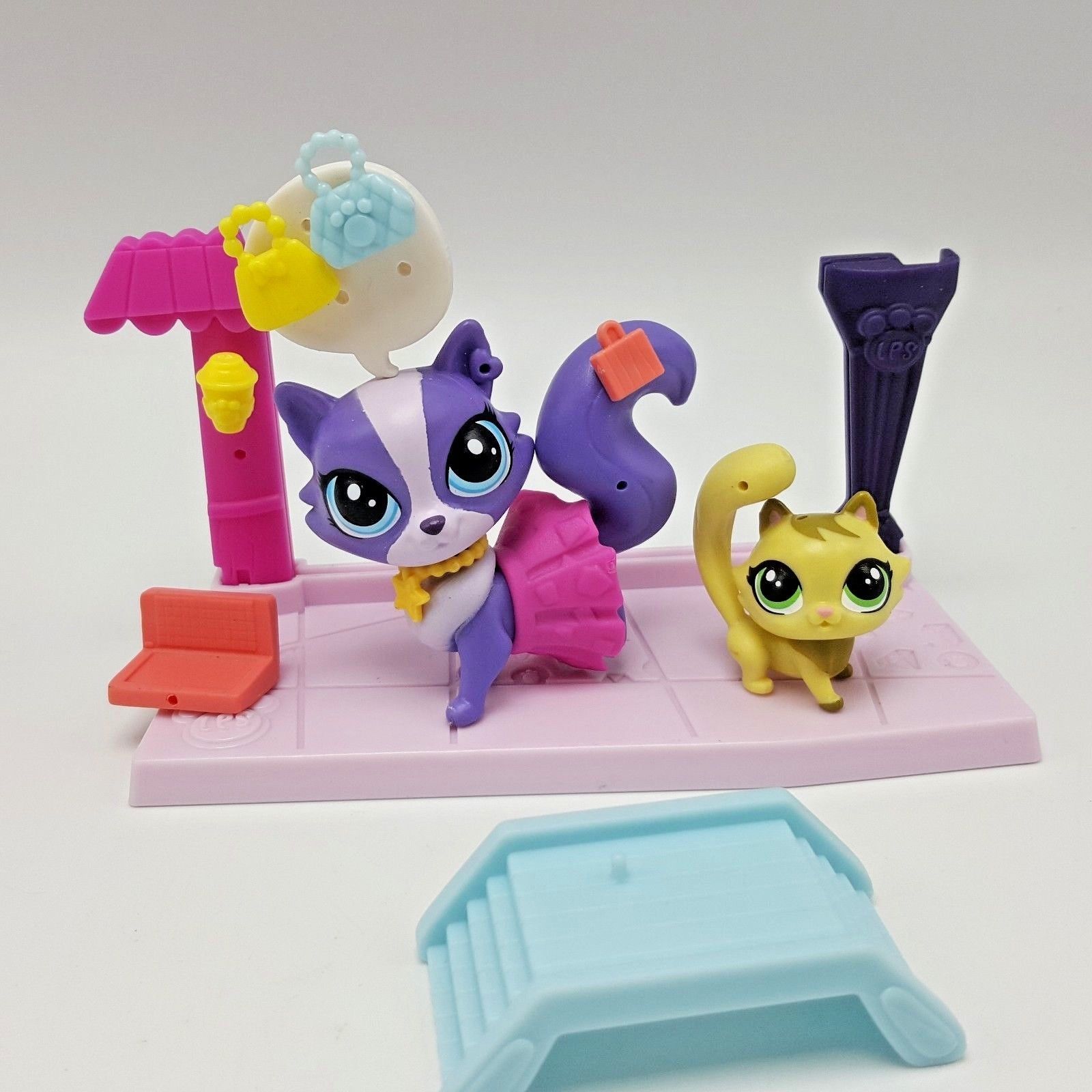 littlest pet shop purple cat