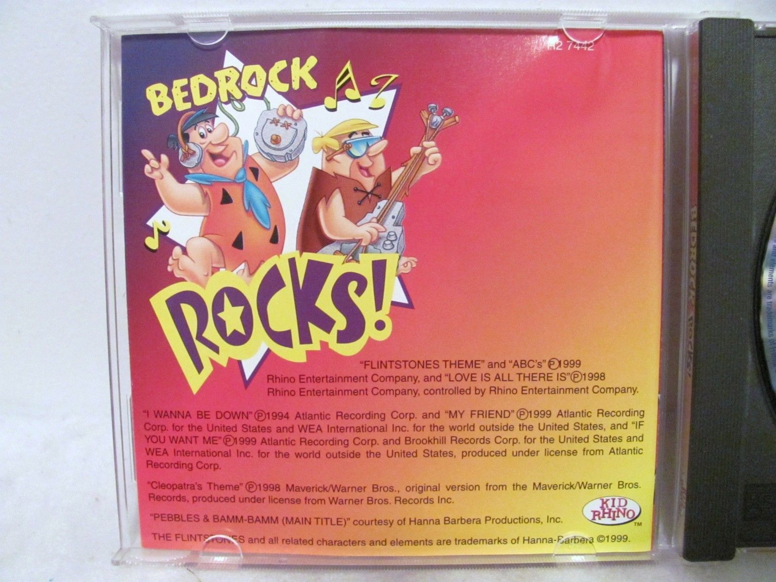 CD Bedrock Rocks Kid Rhino 1999 - CDs