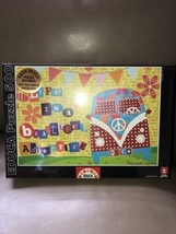 500 pc jigsaw puzzle: Genuine Life is a Beautiful Adventure EDUCA educat... - $25.16