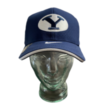 Nike BYU Cougars Aerobill Classic99 Dri-Fit Team Issue Football Hat Navy Blue  - $39.55