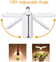 LED Plant Light - 150W - Led Grow Light Bulb Full Spectrum - E27 Fan Shape Plant image 8