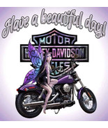 Motorcycle Beautiful Day Cross Stitch Pattern***LOOK***  - $2.95