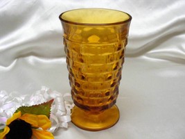 1633 Vintage Indiana Glass American Whitehall Gold Ice Tea Tumbler - $8.00