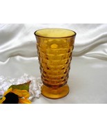 1633 Vintage Indiana Glass American Whitehall Gold Ice Tea Tumbler - $8.00
