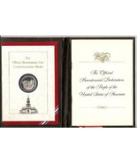 The Official Bicentennial Day Commemorative Medal 1976 [Hardcover] not a... - $35.63