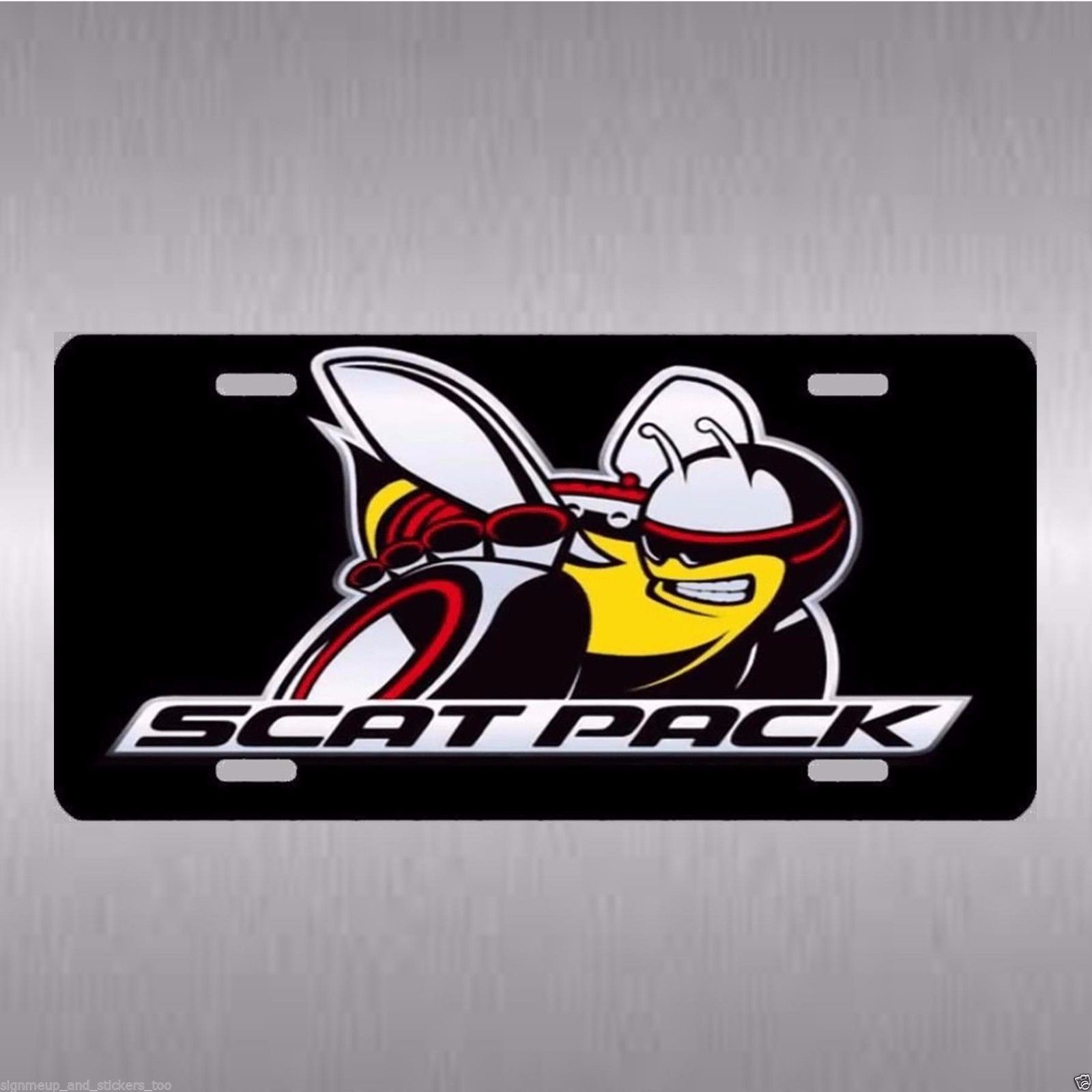 Scat Pack Dodge Plymouth HEMI Mopar License Plate License Tag Charger