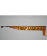 Antique Campbell and Kohler Pianos Cast Metal Store Sign - $247.49