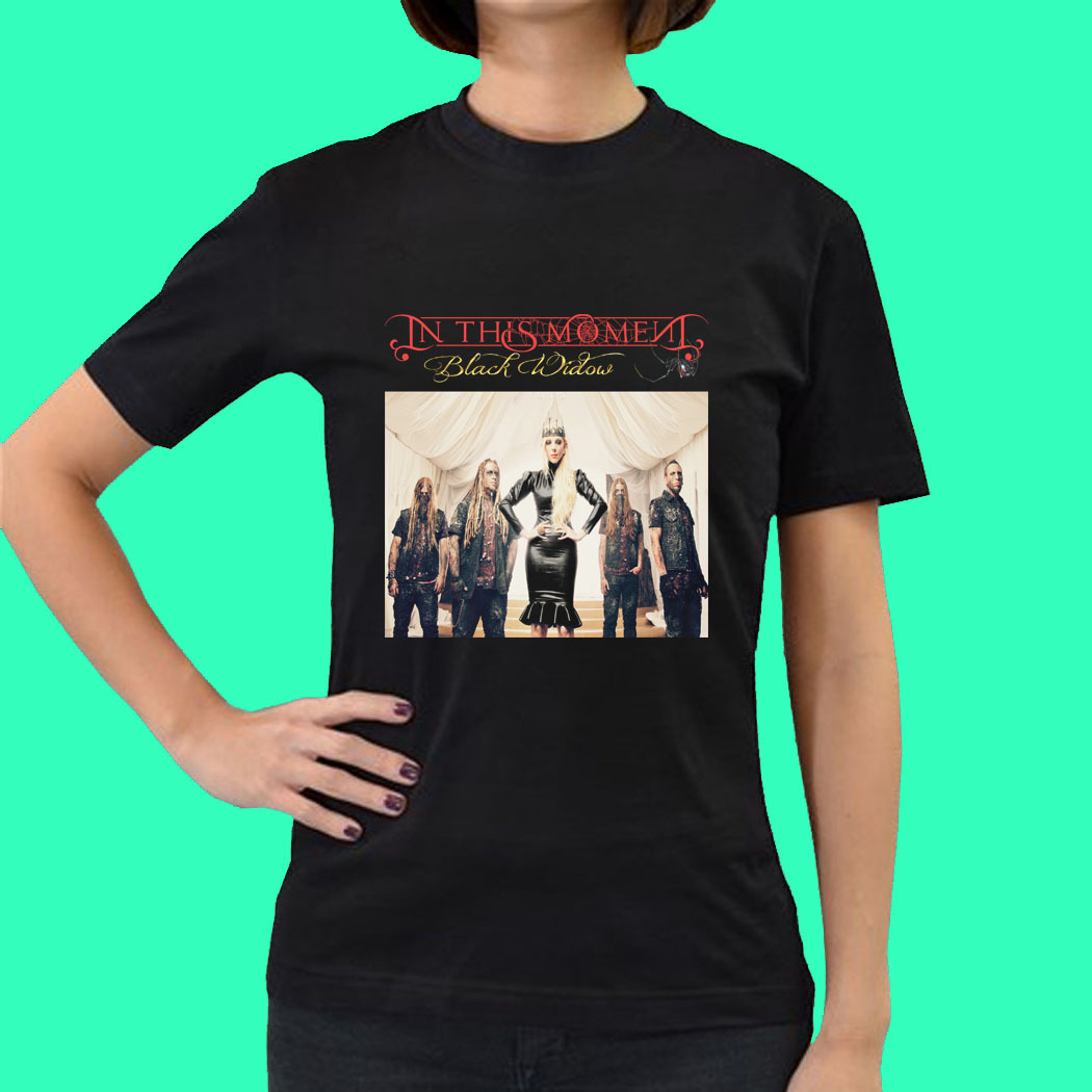 Black Widow IN THIS MOMENT Tour 2015 Womens Tee T - Shirt S M L XL XXL ...