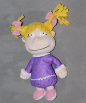 Nickelodeon&#39;s Rug Rats 7&quot; Angelica in Purple Pajamas Plush Stuffed Anima... - $7.45