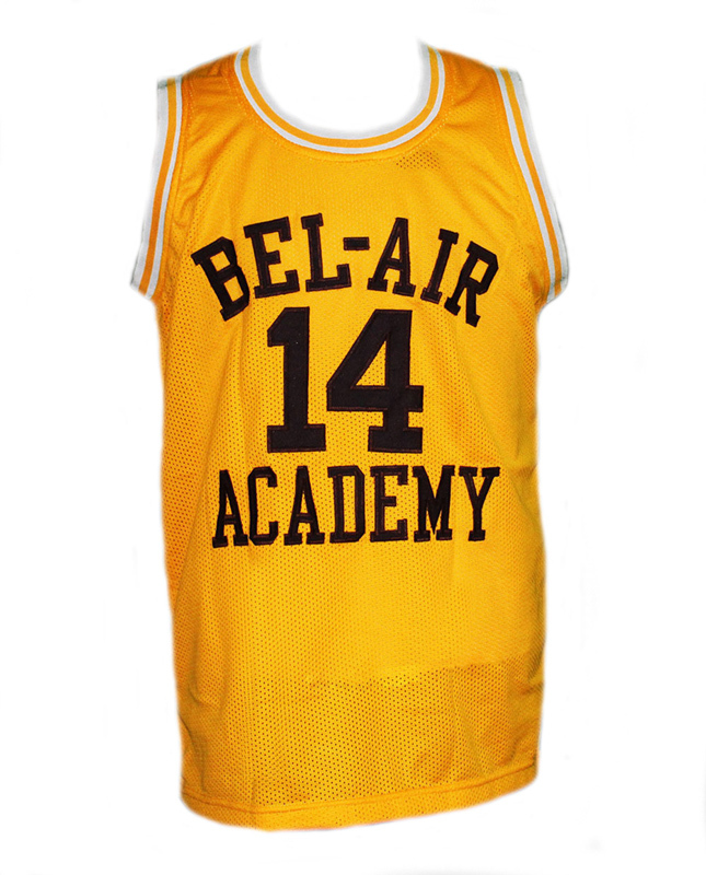 Will Smith #14 The Fresh Prince Of Bel-Air Basketball Jersey Yellow Any Size