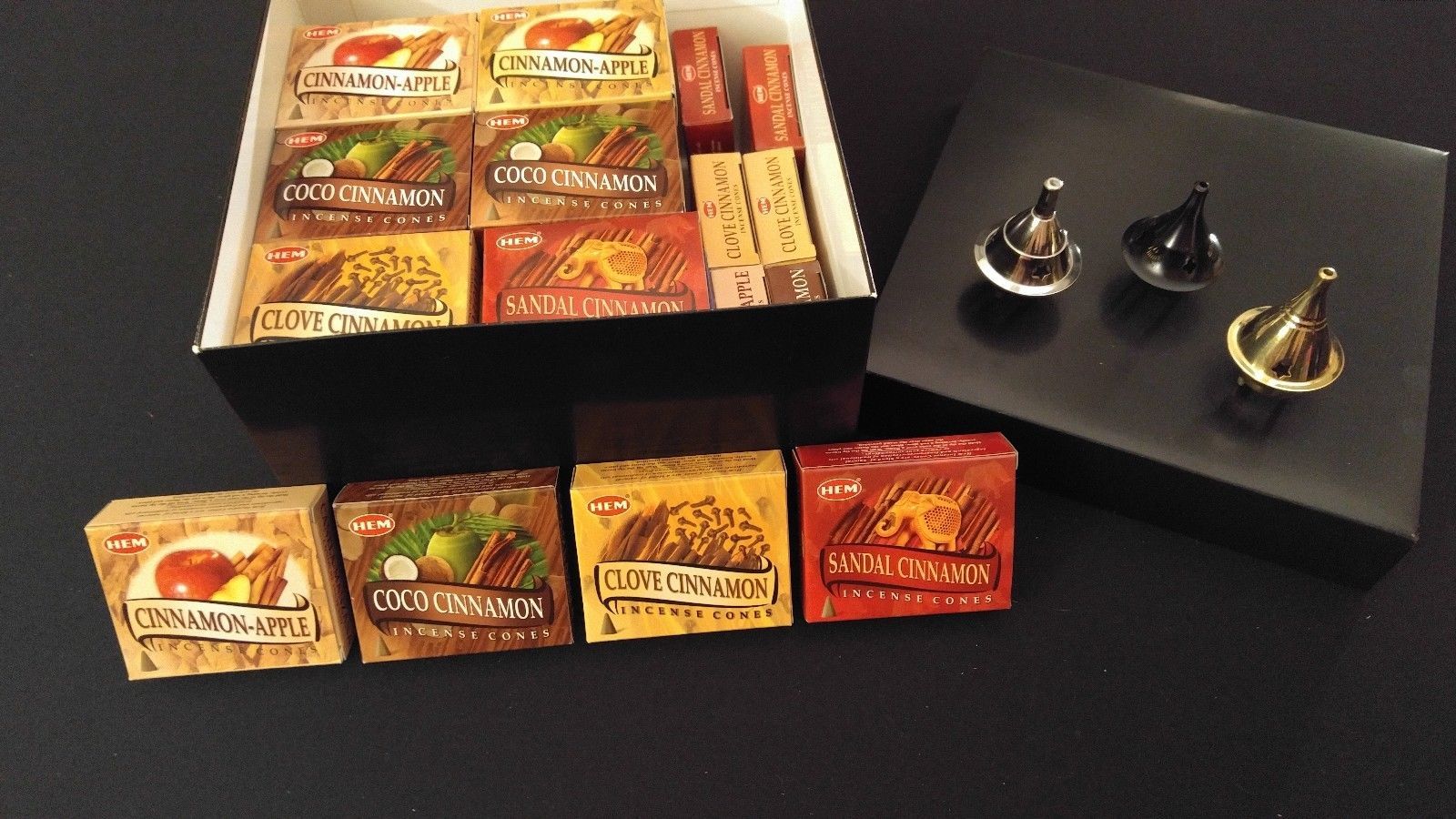LOT OF 120 Sticks HEM COCO CINNAMON Incense 1 Box 6 TUBE OF 20 Sticks = 120