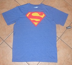 superman t shirt child size large 10-12  cloth logo old navy collectabilities bl - $20.30