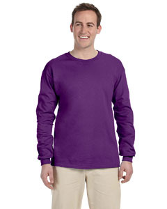 S  Purple  Long sleeve Gildan ultra cotton T-shirt G 2400