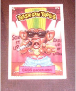1992 Topps card 27a Cass BackwardsTrashcan Trolls Card  Near Mint Condition - £2.40 GBP