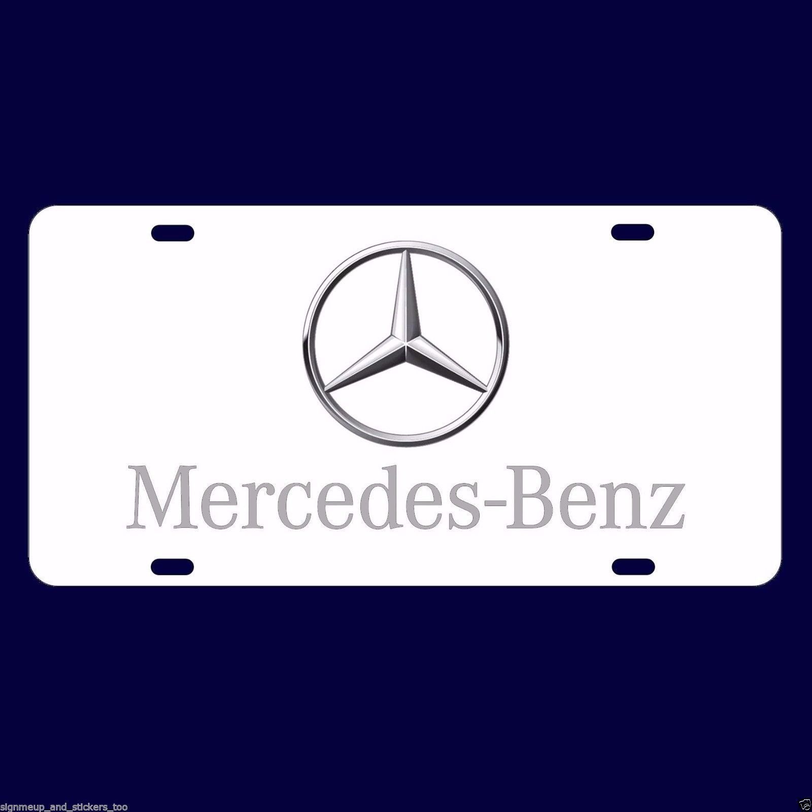 Mercedes Benz MB Merc Aluminum License Plate C E S SL G M SLK CLS CLA