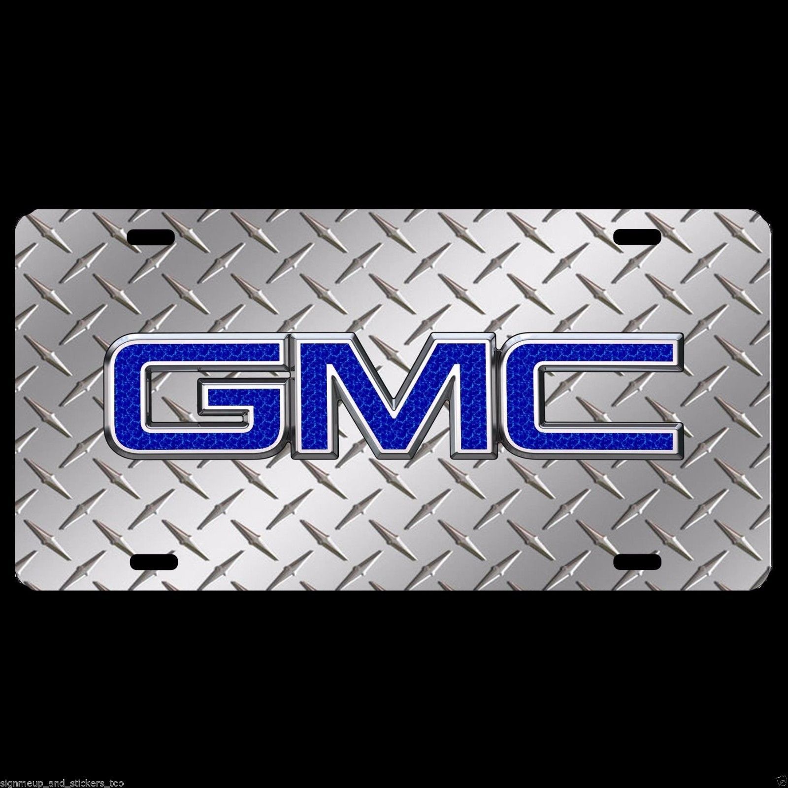 GMC Aluminum Vanity License Plate Denali Terrain Acadia Canyon Yukon ...