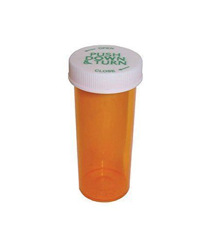 60 Dram Prescription Pill Bottle / Vials; Large Size 3.75 ...