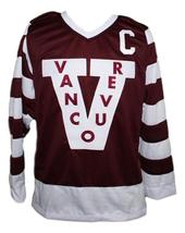 Any Name Number Vancouver Millionaires Hockey Jersey Maroon H. Sedin Any Size image 1