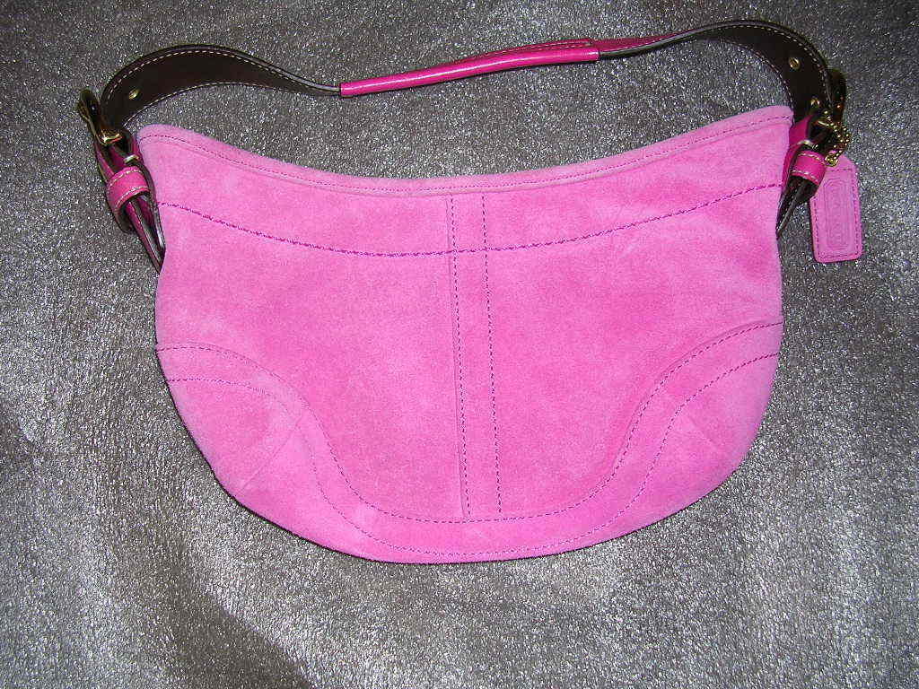 vintage pink coach purse